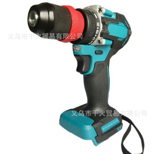 21V487棘轮夹头无刷冲击大功率高速充电电钻家用钻孔电动螺丝刀