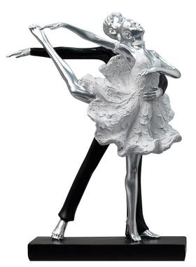 北欧轻奢风舞蹈女孩艺术工艺品摆件美容院柜台桌面个性创意摆设品