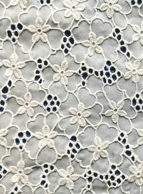 EG-19084089088全棉绣花打孔绣花花边雕孔绣花
