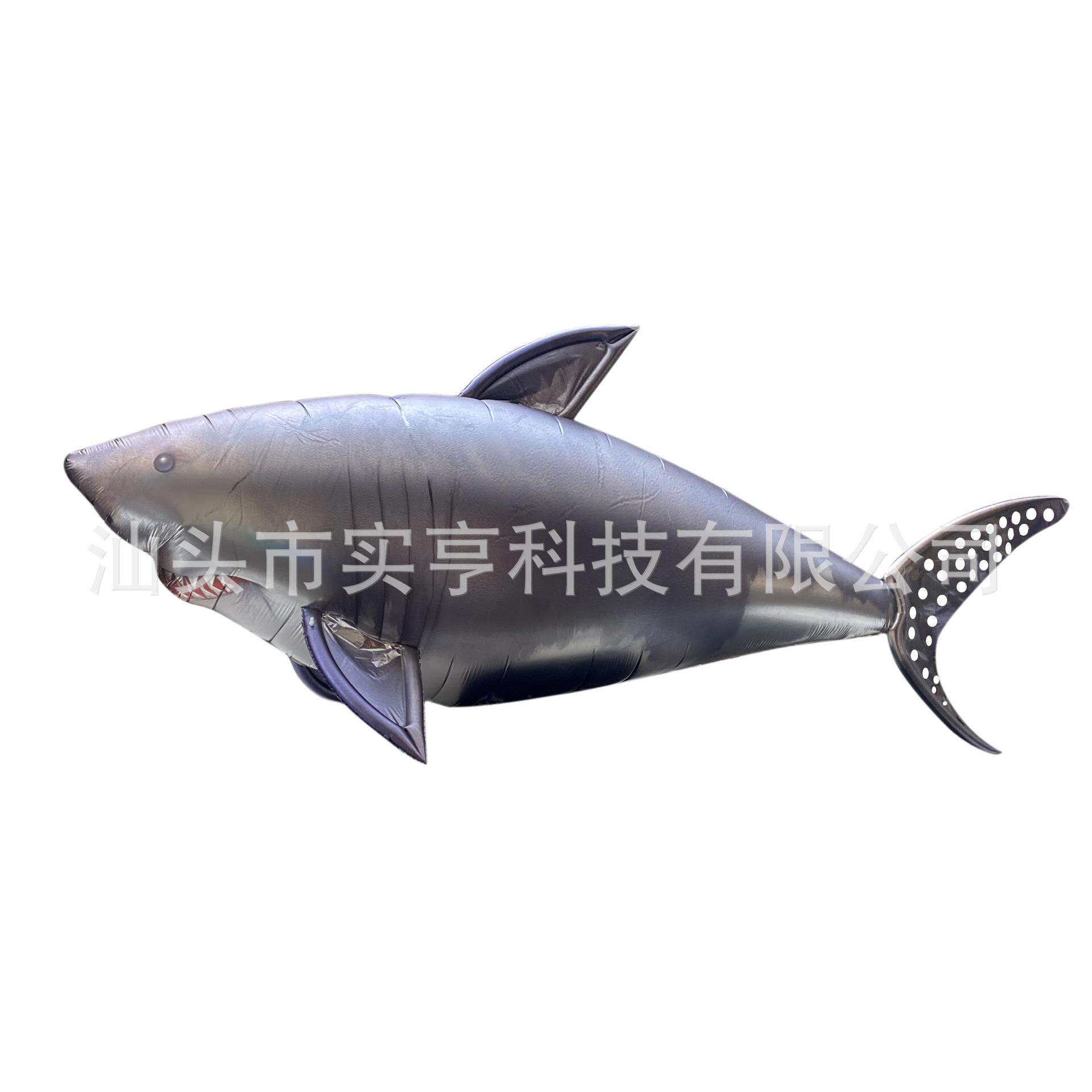 遥控悬浮飞鱼商超宣传广告婚庆策划酒吧气氛海豚鲨鱼气球创意气模