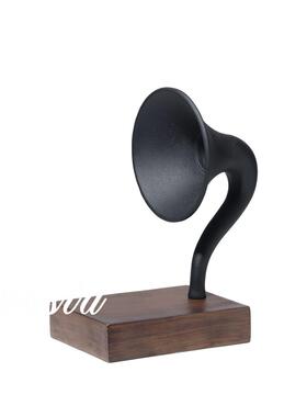简约法式中古风复古唱片机留声机样板间电视柜餐厅柜摆件软装饰品