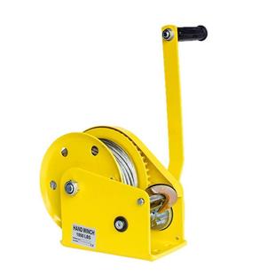 山姆手动手摇绞盘钢丝绳绞车牵引机自锁升降家用小型提升机厂家