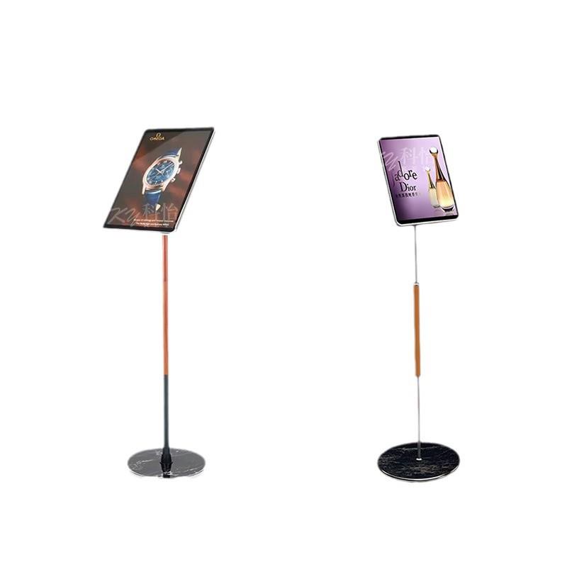 不锈钢立牌指示牌a4商场广告牌展示架A立式商场酒店指引牌水牌