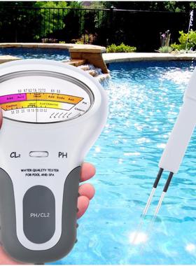 水质分析仪PC101游泳池水质测试仪PH值测试仪PH/CL2