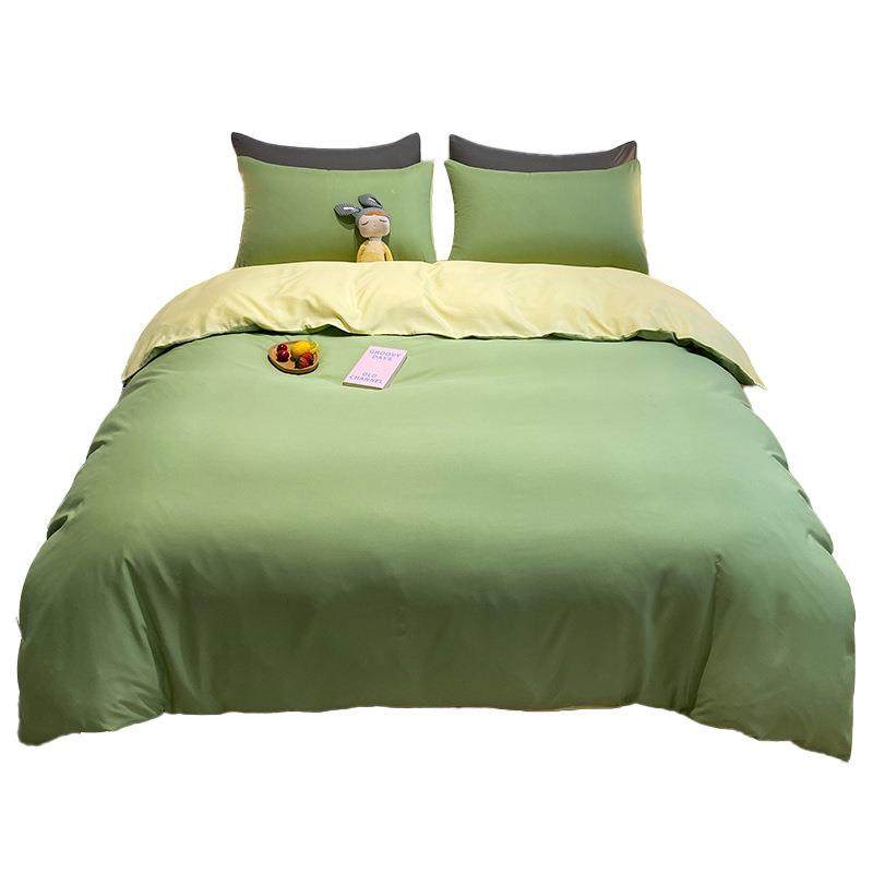 工厂纯色四件套床上用品磨毛4床单款礼品被套宿舍3三件套,床上用品,学生床品套件,淘宝优惠券,粉丝福利购,淘宝优惠卷