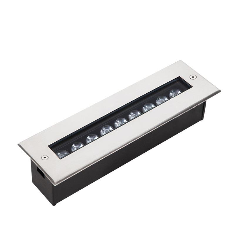 条型地埋广场ld地台阶调角度12w户可长方形防外水投射公园e庭院灯