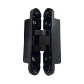 H型三维可调十字暗铰链锌合金隐形门合页折叠门防盗门隐藏式 门铰