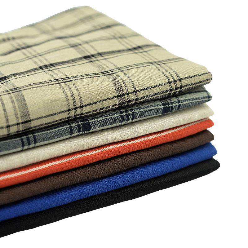 春夏服装棉麻布料衣料薄款麻棉面料梭织色织衬衫面料现货,纺织面料/辅料/配套,棉麻面料,淘宝优惠券,粉丝福利购,淘宝优惠卷