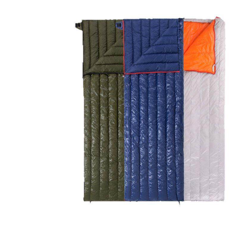 羽绒睡袋春秋保暖四季通用加厚成人户外露营鹅绒睡袋防潮双人睡袋