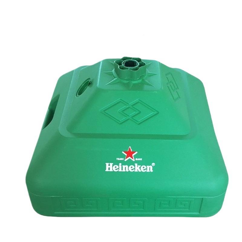 定遮阳伞水座红蓝色SZ01现货供应太阳注水座注沙底固外户十字支架