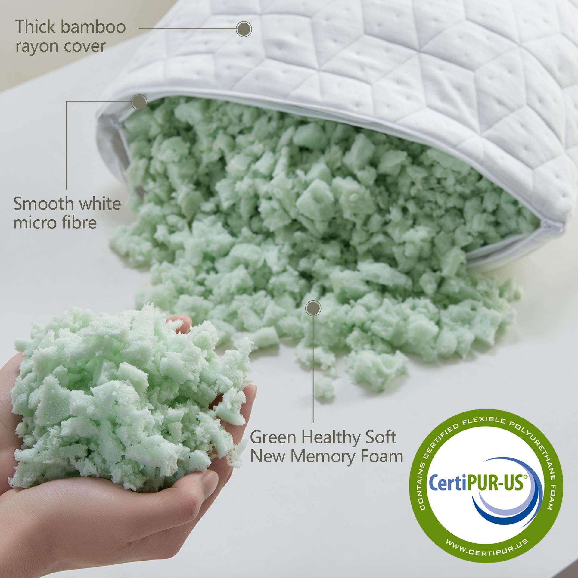 bamboo外贸碎海绵枕头记忆棉竹纤维枕头枕芯厂家,床上用品,功能枕/保健枕/养生枕,淘宝优惠券,粉丝福利购,淘宝优惠卷