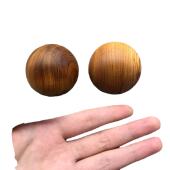 太行陈化料崖柏按摩球木质把玩手球中老年健身球工艺品文玩