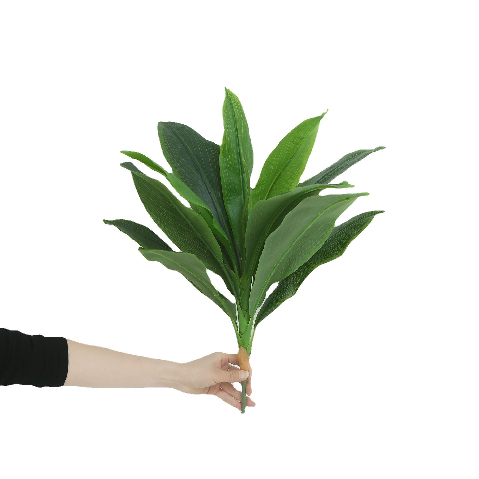 现货仿真绿植小-型巴西铁真植物树装饰仿餐厅酒布景假树店盆栽