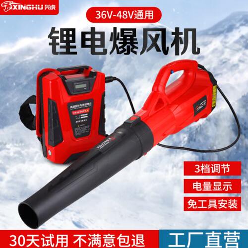 大功率便携背负手持锂电吹风机吹雪落叶公道路电动树叶吹灰尘风机