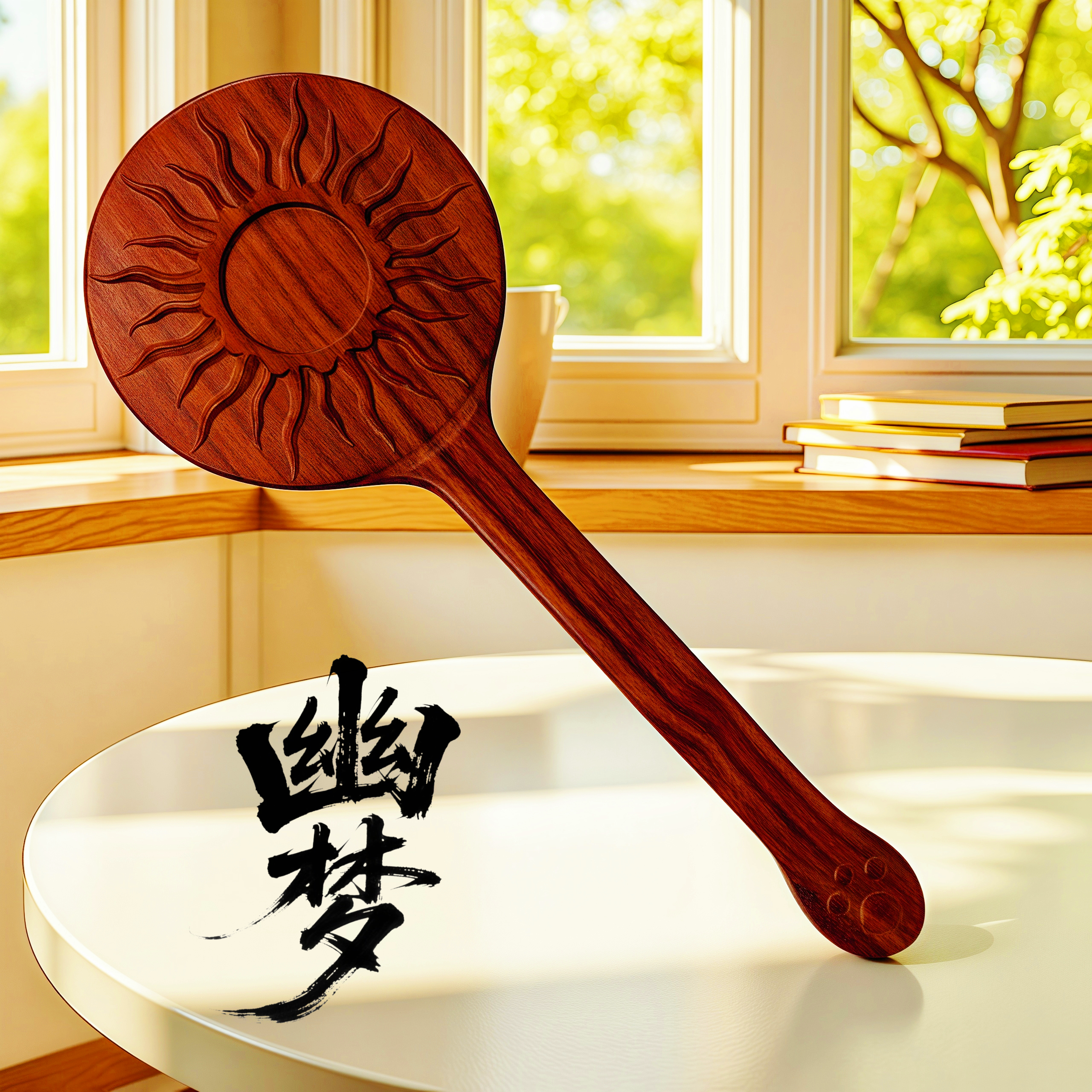 幽梦原创设计SP小叶紫檀国风加厚烈阳拍侣实践惩戒SM重度工具拍