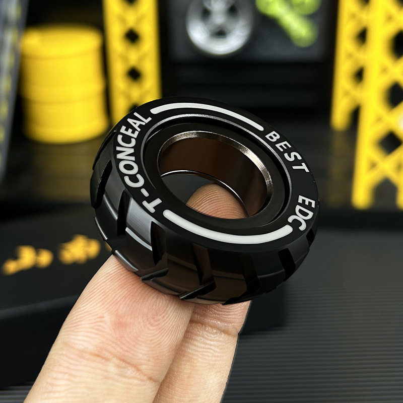 解压玩具神器不绣钢戒指edc玩具
