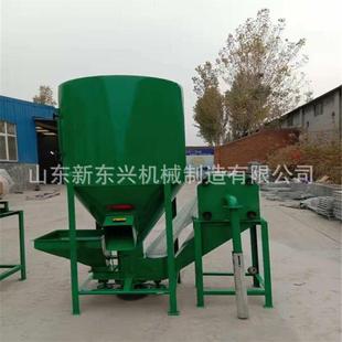 玉米粉碎搅拌料一体机 粉碎搅机拌 饲饲料混合694机 立式