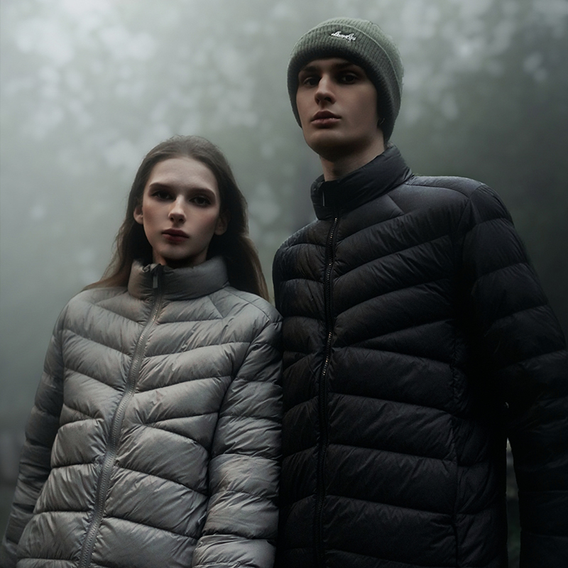 sostine「立领轻薄 90白鸭绒」户外运动休闲羽绒服抗寒内搭外套