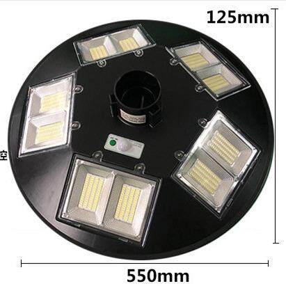 户外厂家led一体化路灯头带遥控感应庭院草坪柱头灯超亮