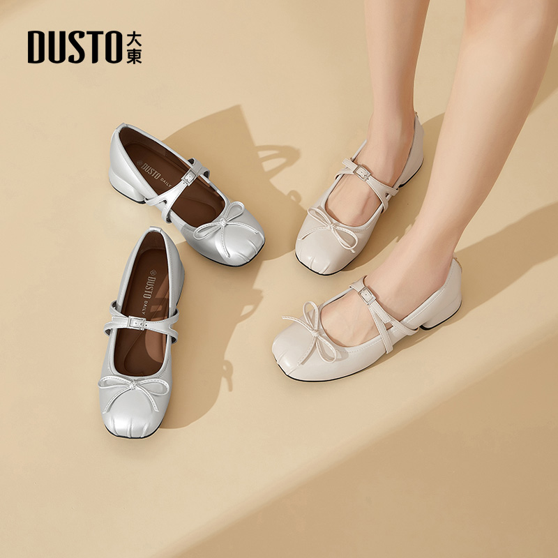 大东玛丽珍鞋时尚方跟低跟百搭女