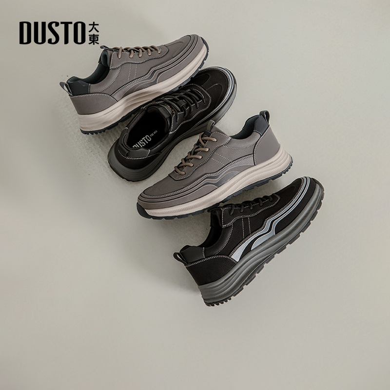 大东男鞋复古平底休闲鞋运动户外