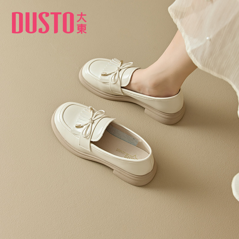 大东乐福鞋女鞋厚底jk小皮鞋通勤