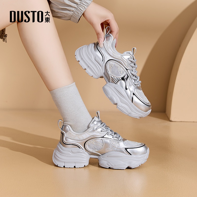 大东老爹鞋2025秋季新款增高系带