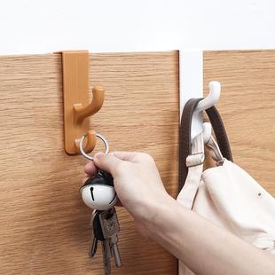 日本门后挂钩门背后挂钩壁挂无痕免钉挂衣架衣帽架宿舍门板挂