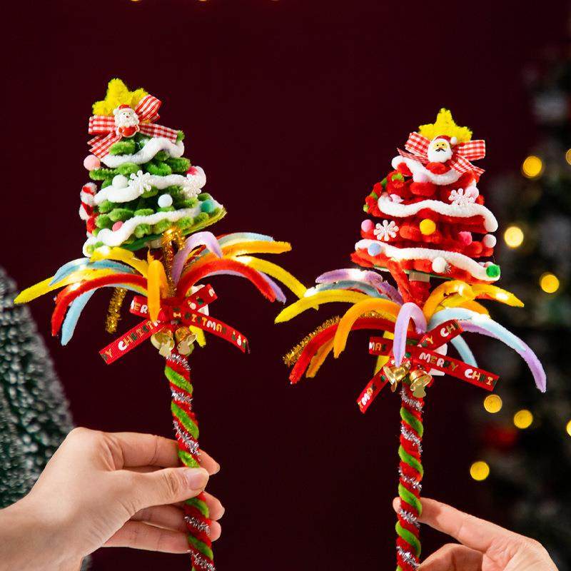 新款圣诞树烟花旋转扭扭棒儿童手工diy材料包圣诞装饰幼儿园礼品,节庆用品/礼品,圣诞树,淘宝优惠券,粉丝福利购,淘宝优惠卷