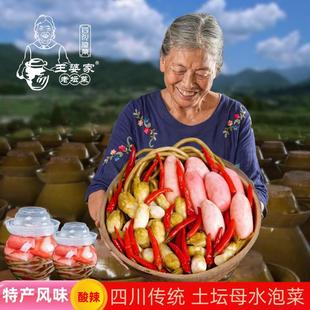 王婆家四川泡菜什锦老坛子母水泡儿菜仔姜藠头酸萝卜豆角辣椒开味