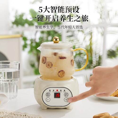迷你养生壶办公室小型煮茶壶mini小型煮茶器家用多功能玻璃养生杯