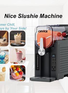 制冰机家用冰淇淋机全自动饮料冰沙机雪融机SlushyMachine