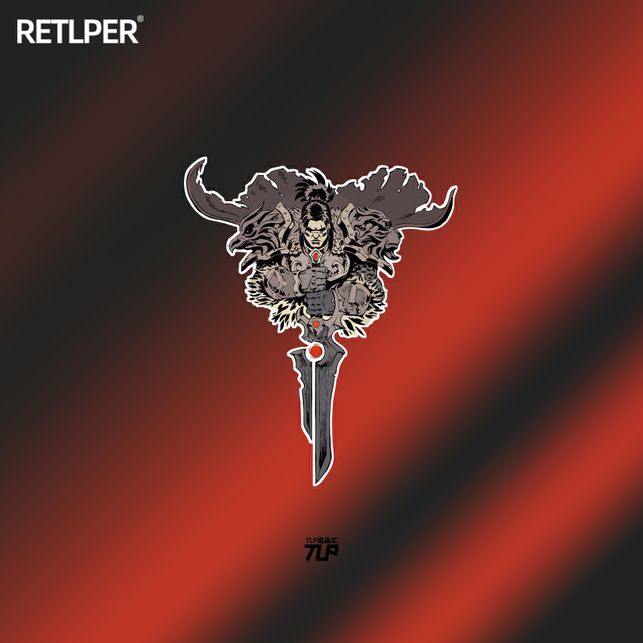 魔兽世界瑞恩炉石传说反光车贴