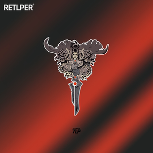 TLP反光车贴 瓦里安·乌瑞恩联盟暴风城瓦王魔兽世界wow炉石传说