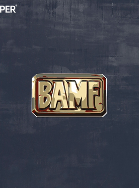 TLP反光车贴 守望先锋喷漆涂鸦周边麦克雷BAMF 贴贴