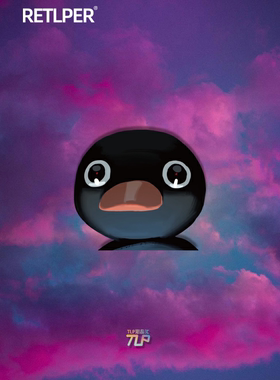 TLP反光贴 绝望的小企鹅noot 泪目卡通表情漫画风 平板 防水贴纸