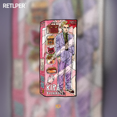 tlp反光车贴jojo吉良玩具平面