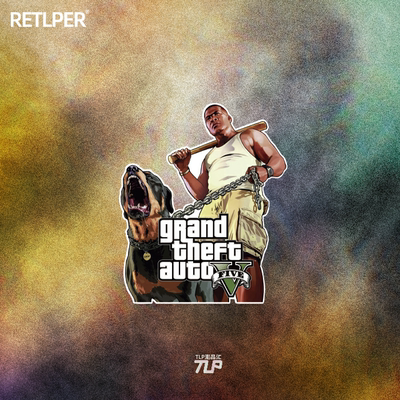 gta周边富兰克林反光车贴