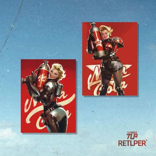 RETLPER贴纸核子可乐辐射