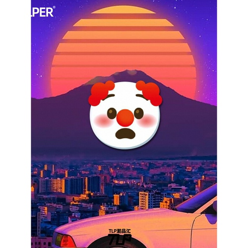 贴纸joker小丑竟是我自己小丑