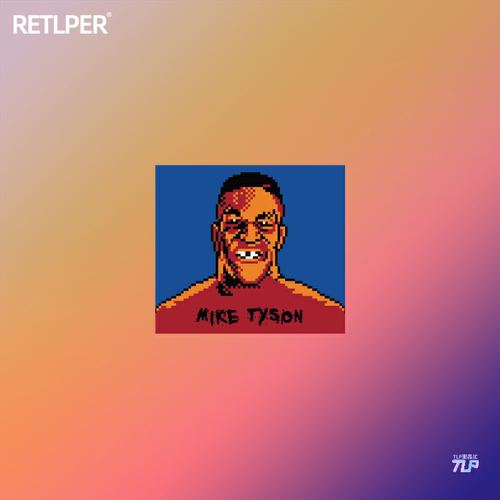 tlp反光车贴拳王泰森卡通贴纸