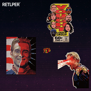 TLP反光车贴 BOYS黑袍纠察队沃特超级七人组祖国人Homelander THE