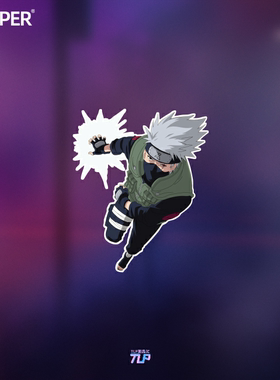 TLP反光车贴 火影忍者旗木卡卡西老师Kakashi肖像动漫贴纸可定制