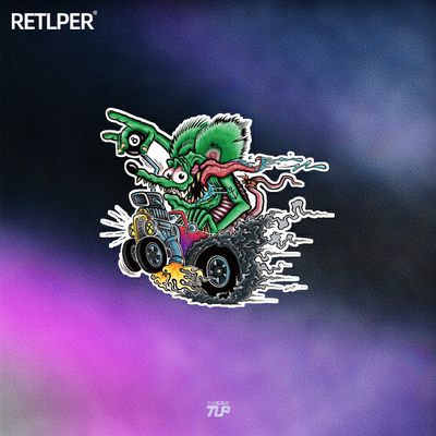 tlp反光车贴ratfink绿汽车改装