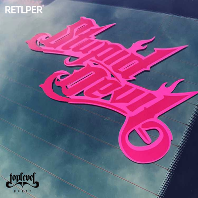 TLP镂空车贴装饰遮划痕摩托车火