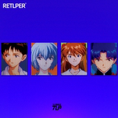 防水多用贴纸 做旧风格 TLP反光车贴 EVA绫波丽明日香葛城美里真嗣