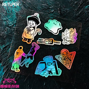 TLP镭射贴 七龙珠孙悟空宝可梦变形怪辛普森Bart篮球游戏王sorry