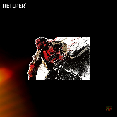 反光车贴地狱男爵TLPHellboy