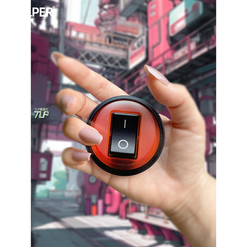 贴纸科技感功能未知的开关按钮