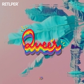 TLP镂空车贴 女王or酷儿彩色拖影英文多用防水贴纸 心情切片系列